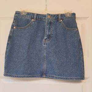 Denim skirt